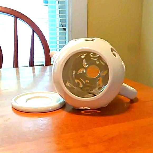 PartyliteTeapot/Cup/Saucer Candle Holder - Picture 6 of 16